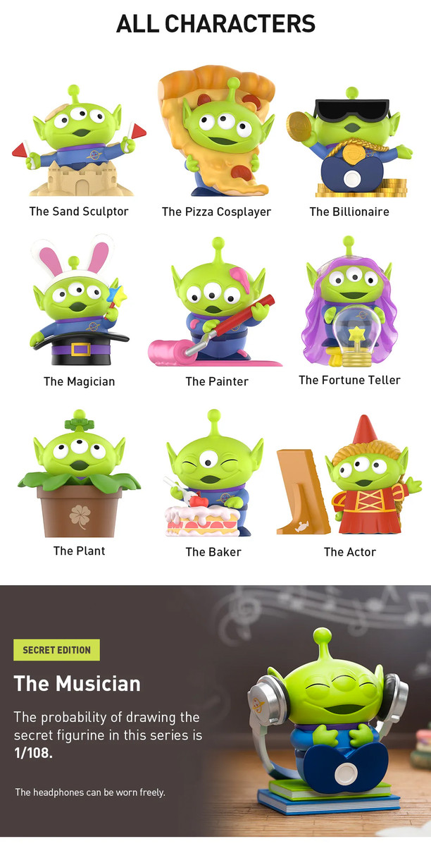 Disney/Pixar Alien-Immersive Experience Series Blind Box