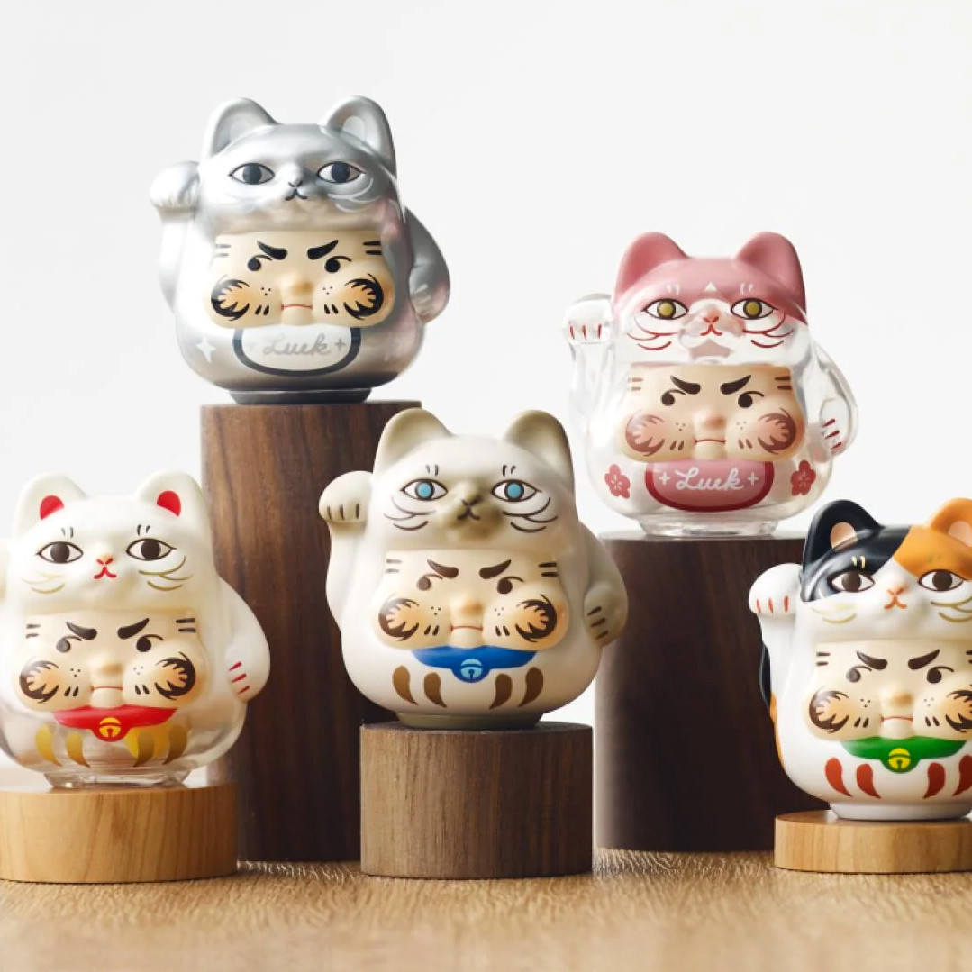 Lucky Kitten Daruma Blind Box by PP X MONSTER - myplasticheart