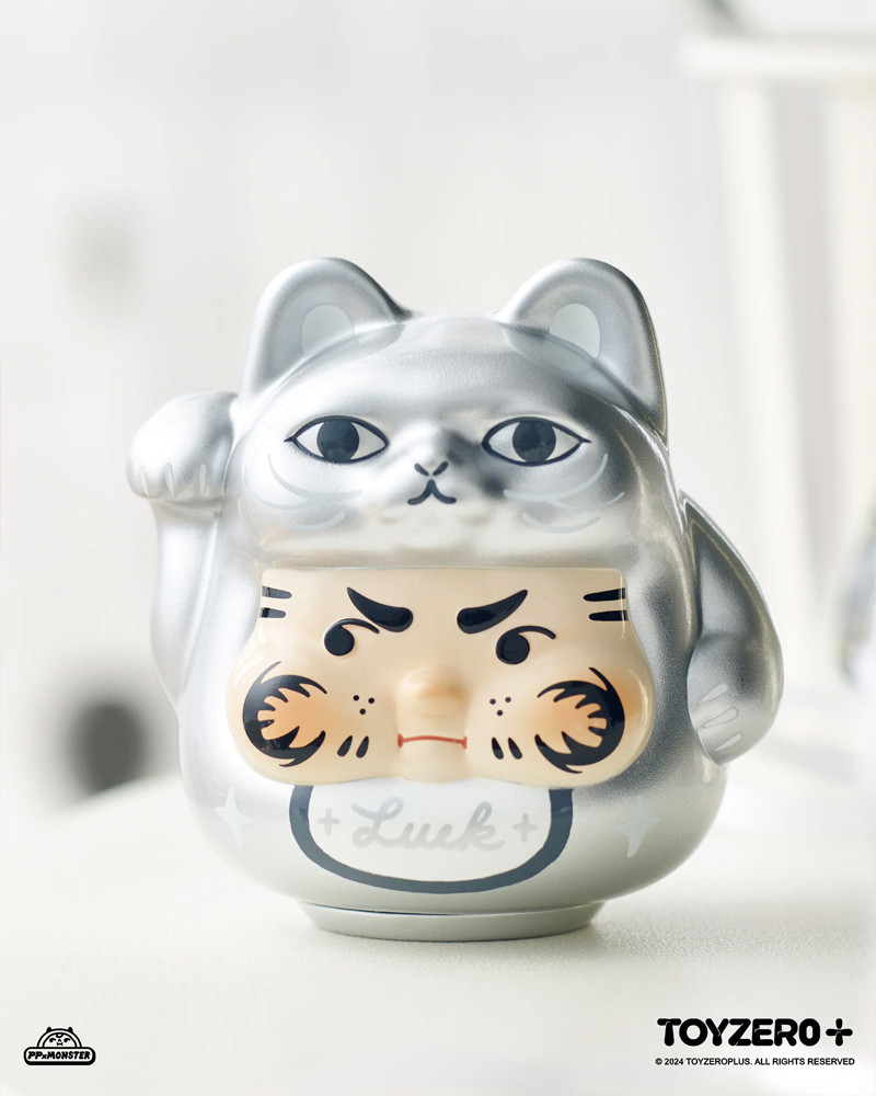 Lucky Kitten Daruma Blind Box by PP X MONSTER - myplasticheart