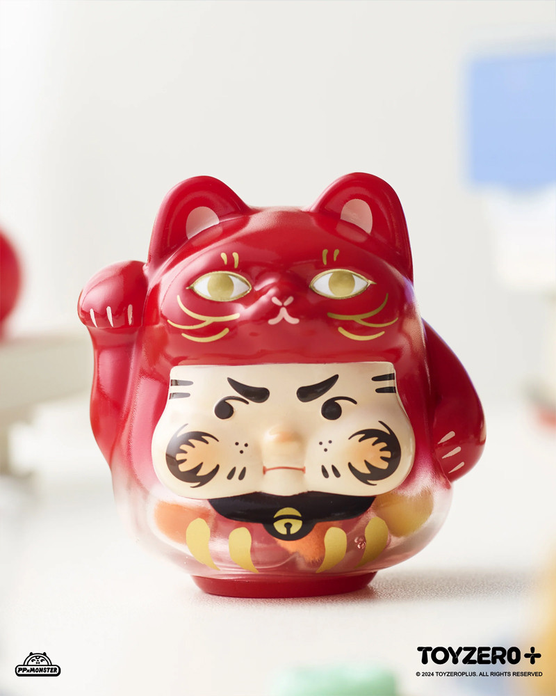 Lucky Kitten Daruma Blind Box by PP X MONSTER - myplasticheart