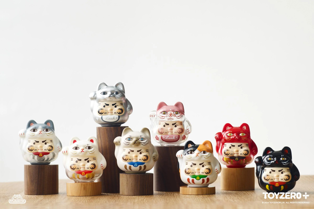 Lucky Kitten Daruma Blind Box by PP X MONSTER - myplasticheart