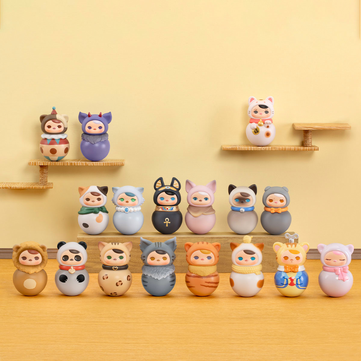 Pucky Roly-Poly Kitty Series Blind Box - myplasticheart