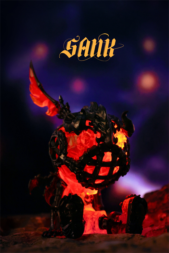 Good Night Series Shadow Guardian Blazing Armor by Sank Toys PRE