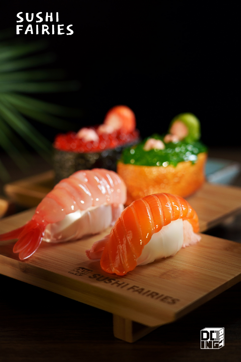 ○Sushi Fairies(寿司の妖精・Shrimp)塗装済み完成品○ 寿司の妖精 甘