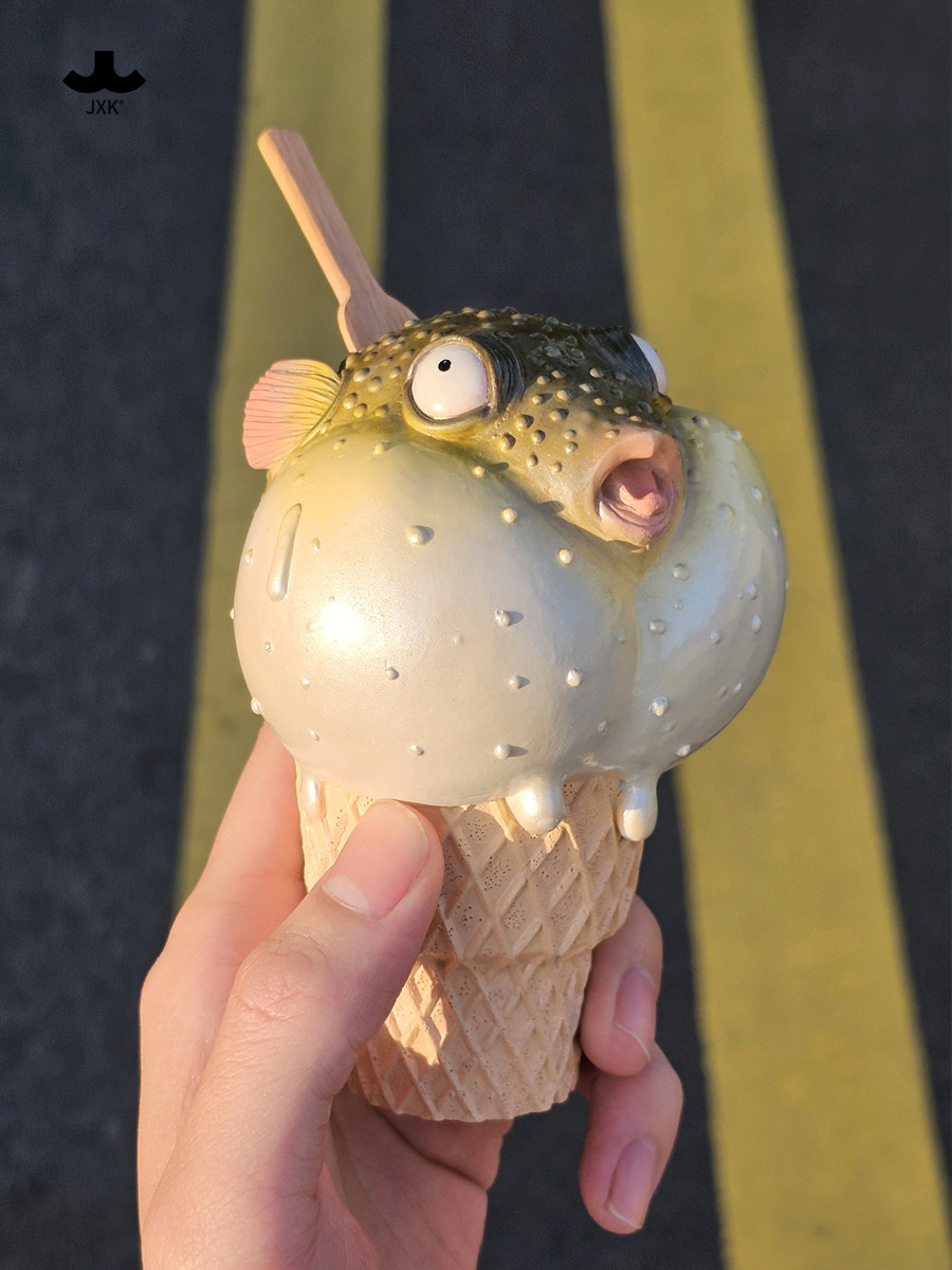 JXK Pufferfish Ice Cream PRE-ORDERS SHIPS Q1 2025 - myplasticheart