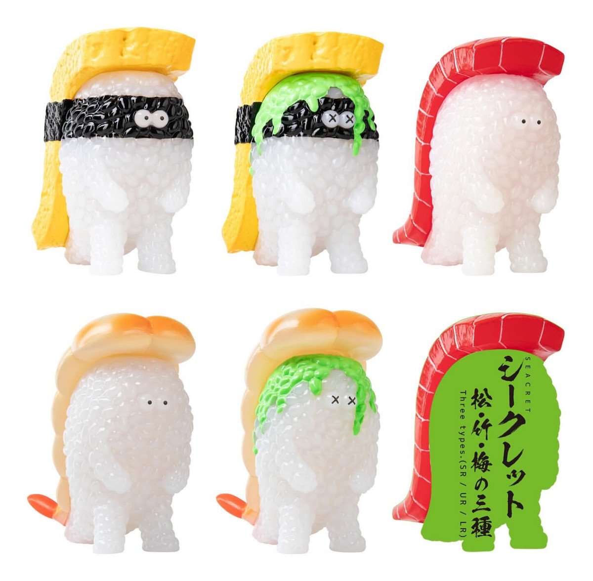 Sushi L.A. 1/1 Size (Sushi Size) Blind Box - myplasticheart