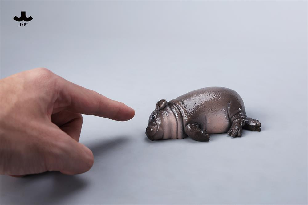 JXK-Baby Hippopotamus Figurine- MooDeng 3 PRE-ORDER SHIPS JAN 2025