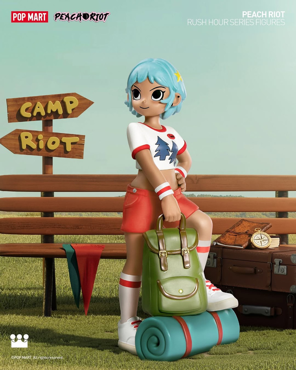 レアポップマート Peach Riot Rush Hour シークレット