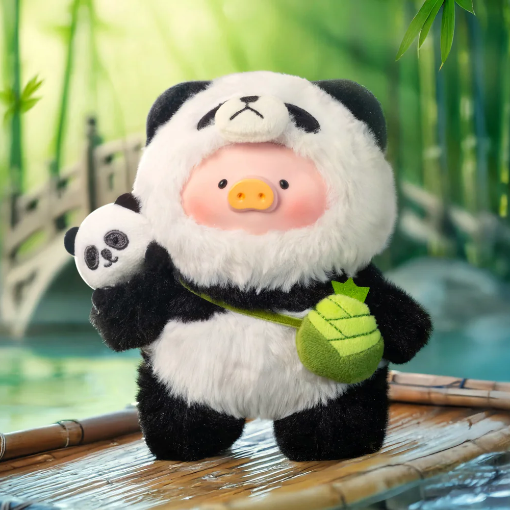 LuLu the Piggy Vinyl Face Plush Keychain (Professional Panda