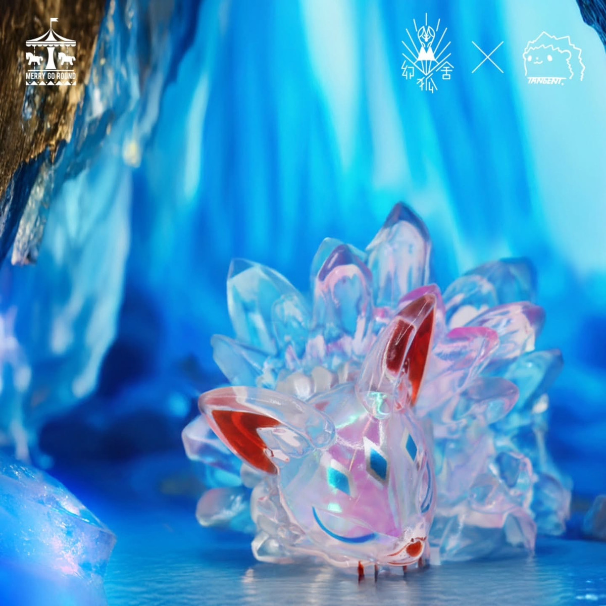 Crystal Sleeping Fox by Genkosha x Tangent PRE-ORDER SHIPS MAY