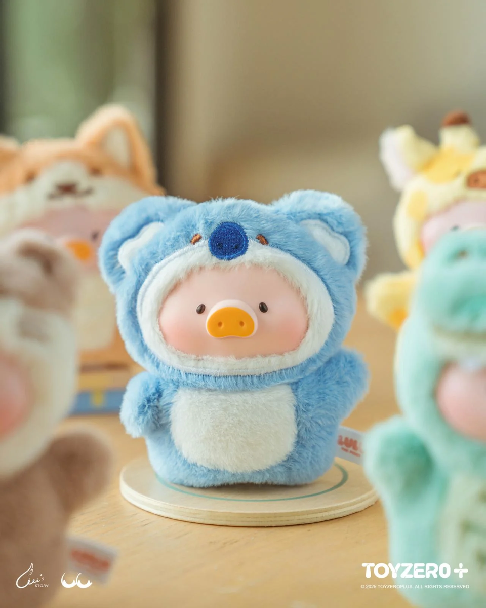 LuLu the Piggy Puppet Show PVC Face Plush Keychain Blind Box