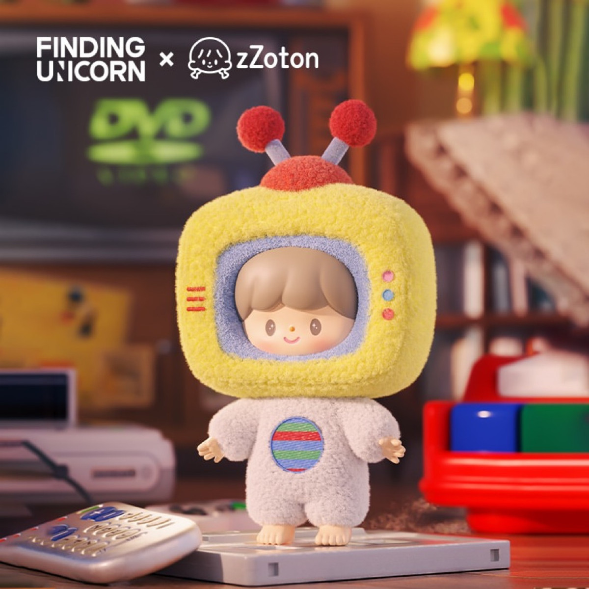 Zzoton Happy Childhood Vinyl Plush Keychain Blind Box
