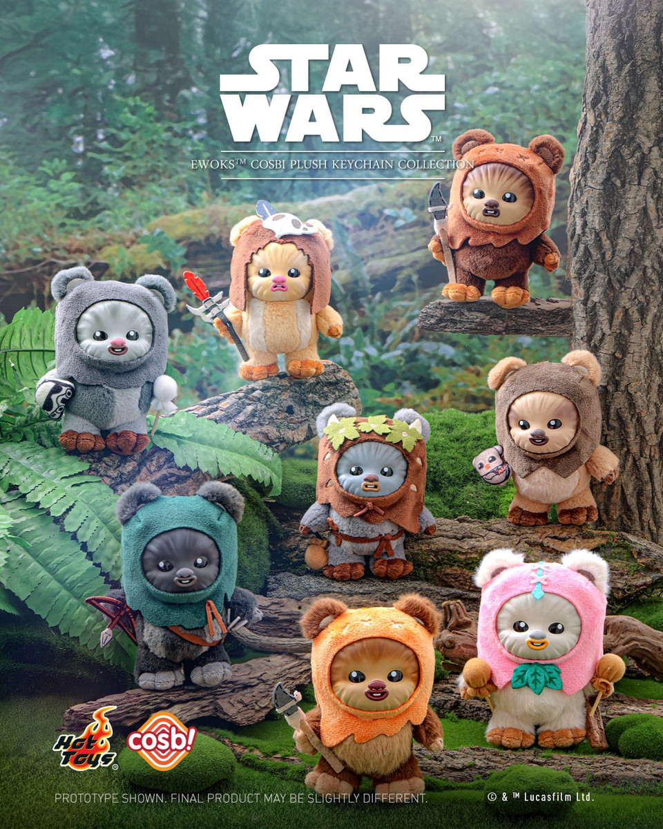 ぬいぐるみ Cosbi STAR WARS EWORKS BRETHUPP KEYCHAIN Hot Toys Cosbi Plush Keychain – Brethupp (Ewoks), Star Wars