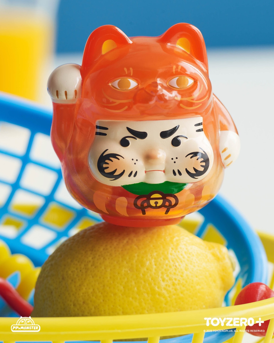 Sparkle Lucky Kitten Daruma Blind Box by PP X MONSTER - myplasticheart