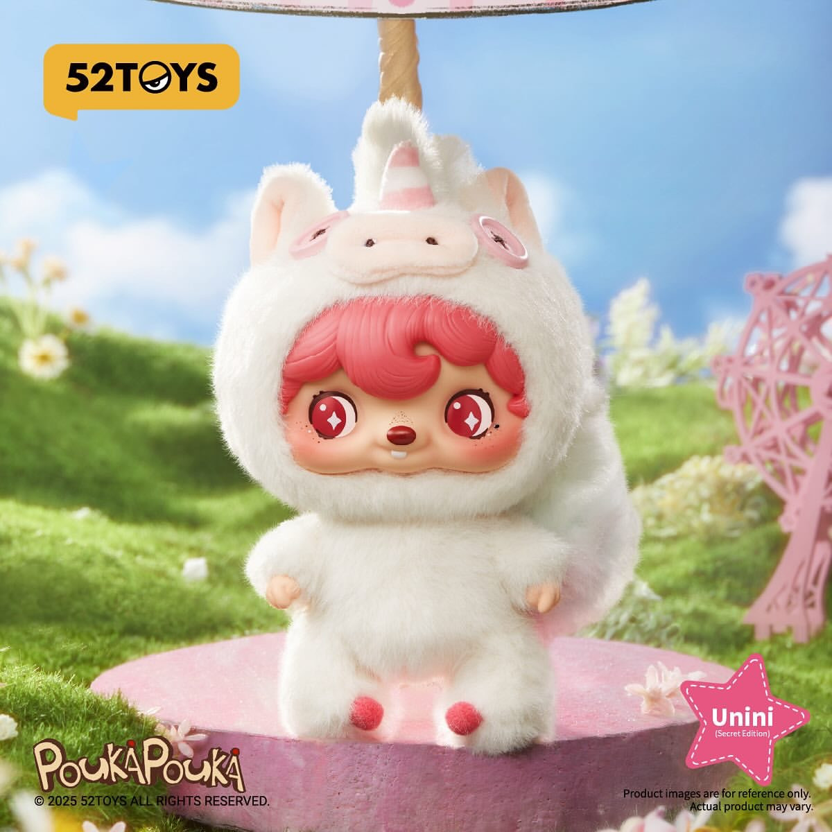 Pouka Pouka Vinyl Face Plush Keychain Blind Box - myplasticheart