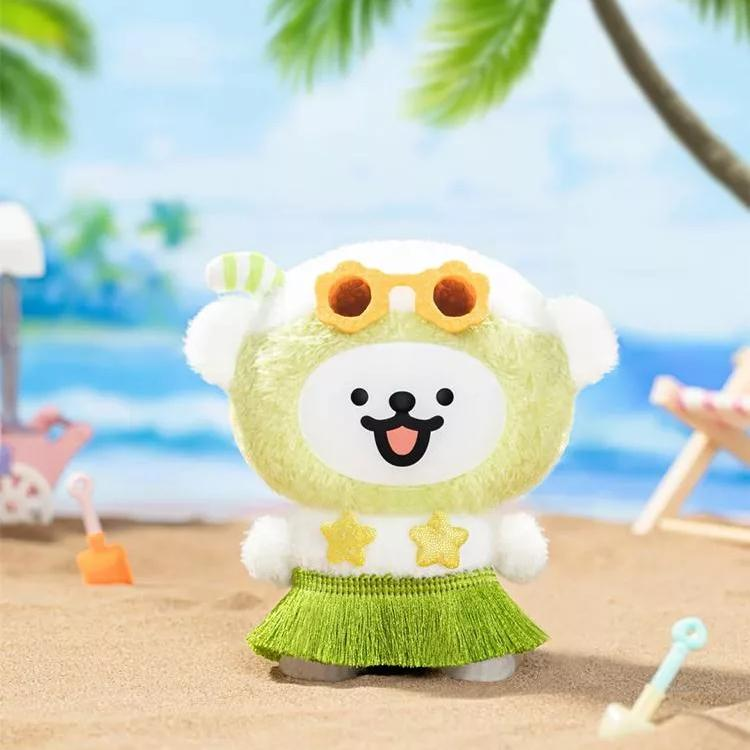 Maltese Colorful Daily Life Vinyl Face Plush Keychain Blind Box