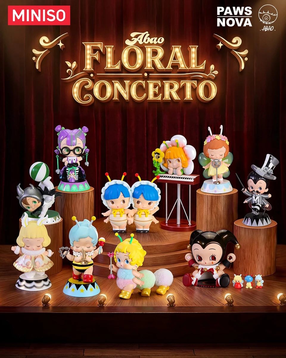 新品未開封 ABAO Momoth-Original ver. ソフビフィギュア Floral Concerto Blind Box by Abao - myplasticheart