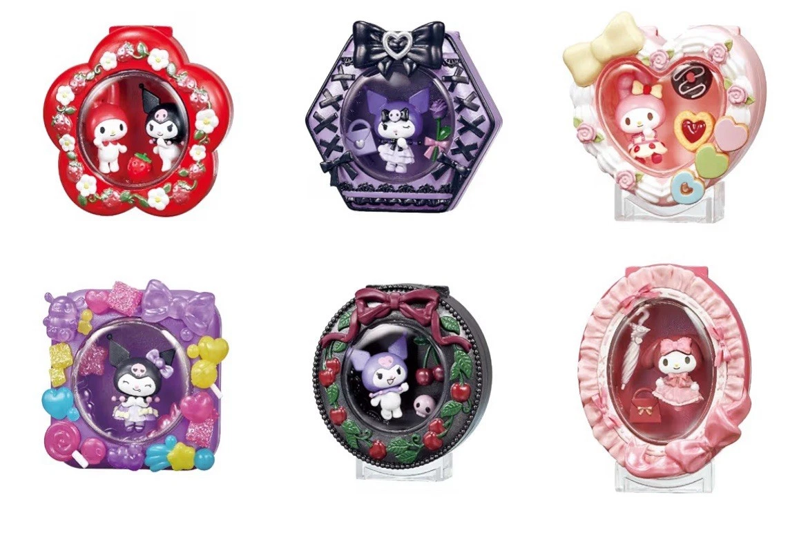 Re-Ment My Melody & Kuromi Melty Compact Blind Box Re-Ment My Melody & Kuromi Melty Compact Blind Box