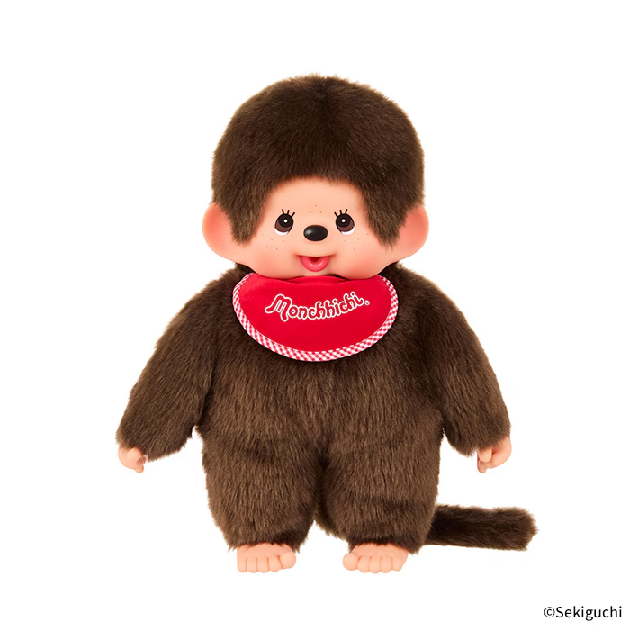 Monchhichi Premium Standard Large 16 inch Brown Boy - myplasticheart