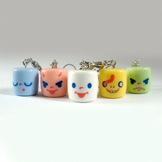 ストラップ marshmallow Marshall Zipper Charms : Blind Box - myplasticheart