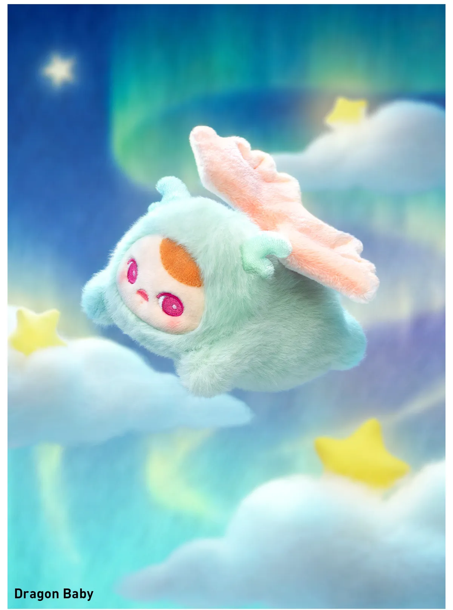 Pucky Flying Babies Series Plush Keychain Blind Box - myplasticheart