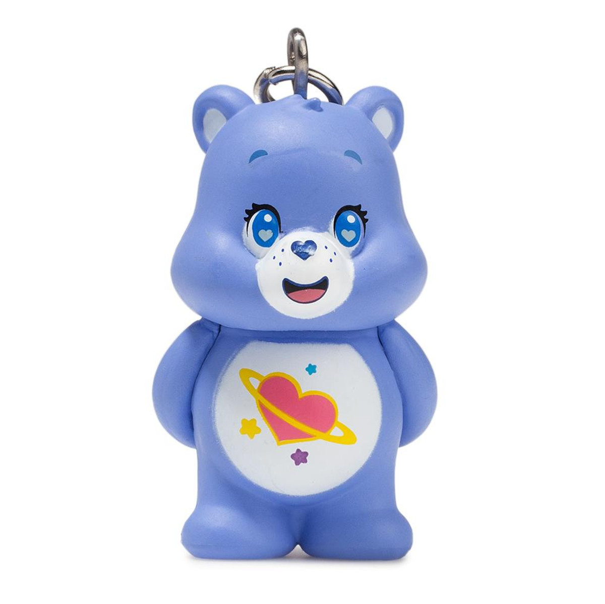 1pc Women's Blue Plush Milk Bear Keychain Lovely Cartoon Bear Bag