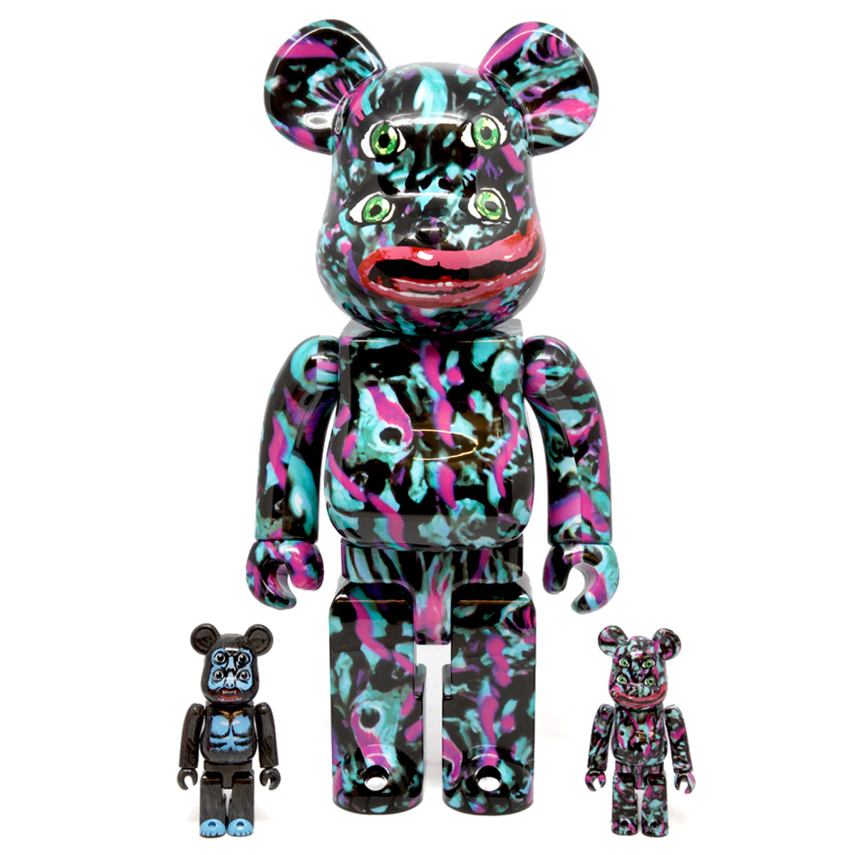 Be@rbrick 400% and 100% : NAGNAGNAG YOTSUME 2 Set of 3