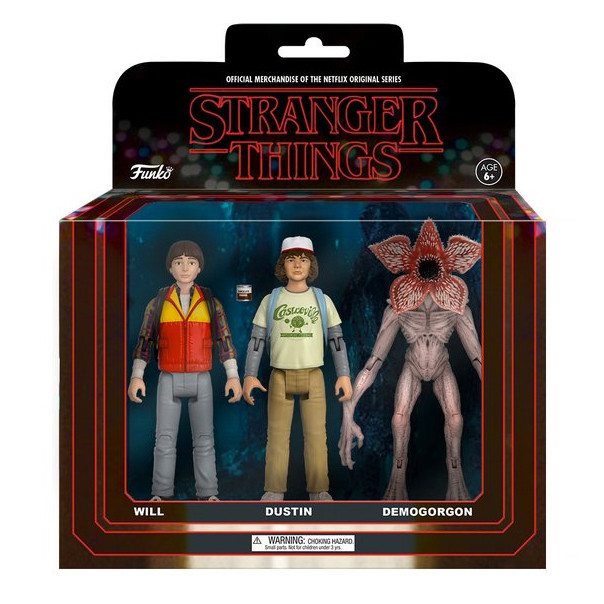 Stranger Things フィギュアセット 3体　３個セット Stranger Things 3 Pack : Pack 2 - myplasticheart