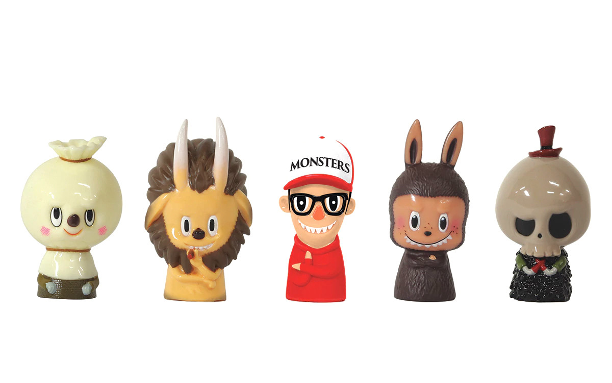 The Monsters Finger Puppets 5 Piece Set by Kasing Lung