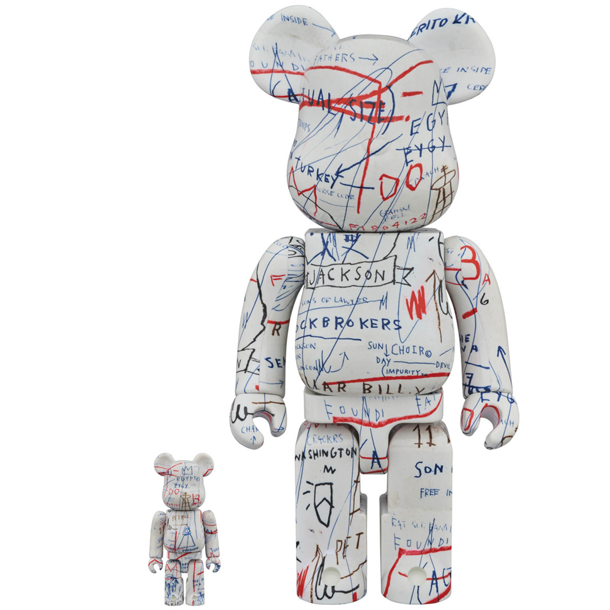 Be@rbrick 400% and 100% : Jean-Michel Basquiat 2