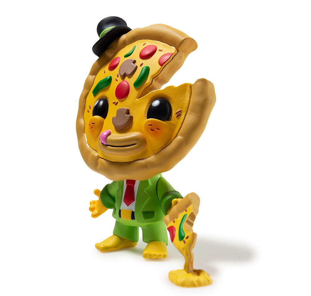 Figurine Kidrobot My Little Pizza 4 Pouces - Vinyle Par Lyla & Piper - Neuf