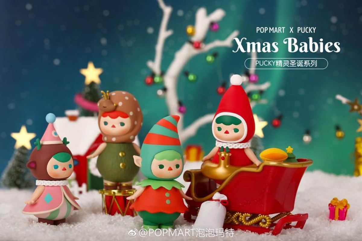 Popmart pucky クリスマス限定　Xmas babies 完売品 Pucky Xmas Babies Mini Series : Blind Box - myplasticheart