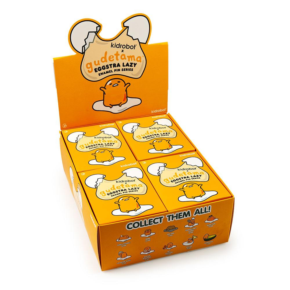 Gudetama Eggstra Lazy Enamel Pin Series : Blind Box - myplasticheart