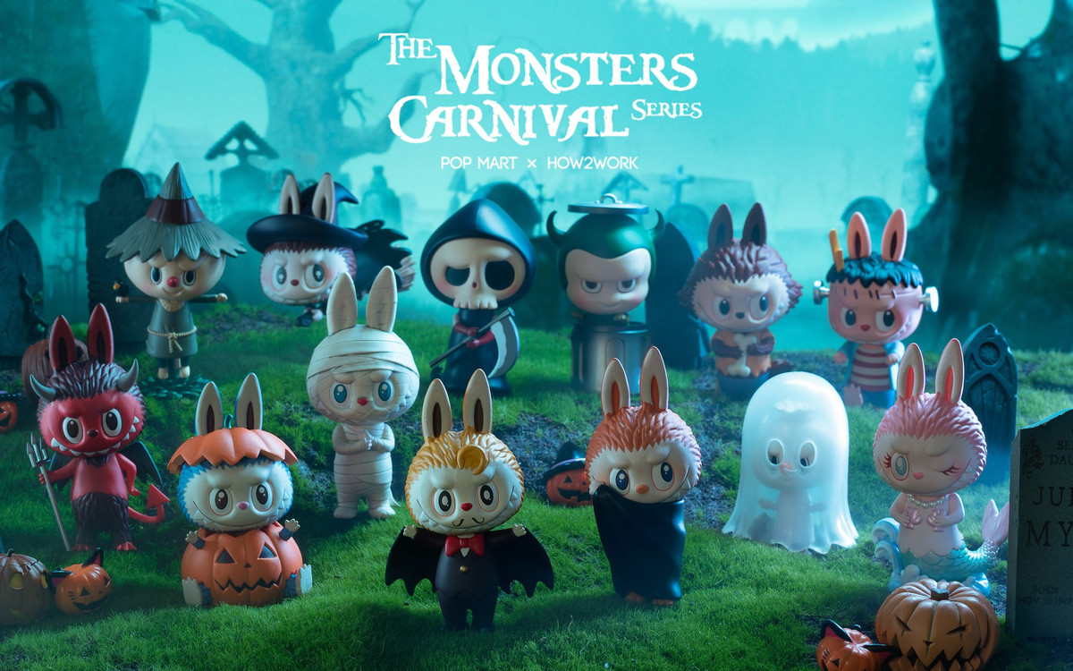 ★お求めやすく価格改定★ Labubu Carnival Monster The Mini Kasing by Box Blind Series クリアファイル