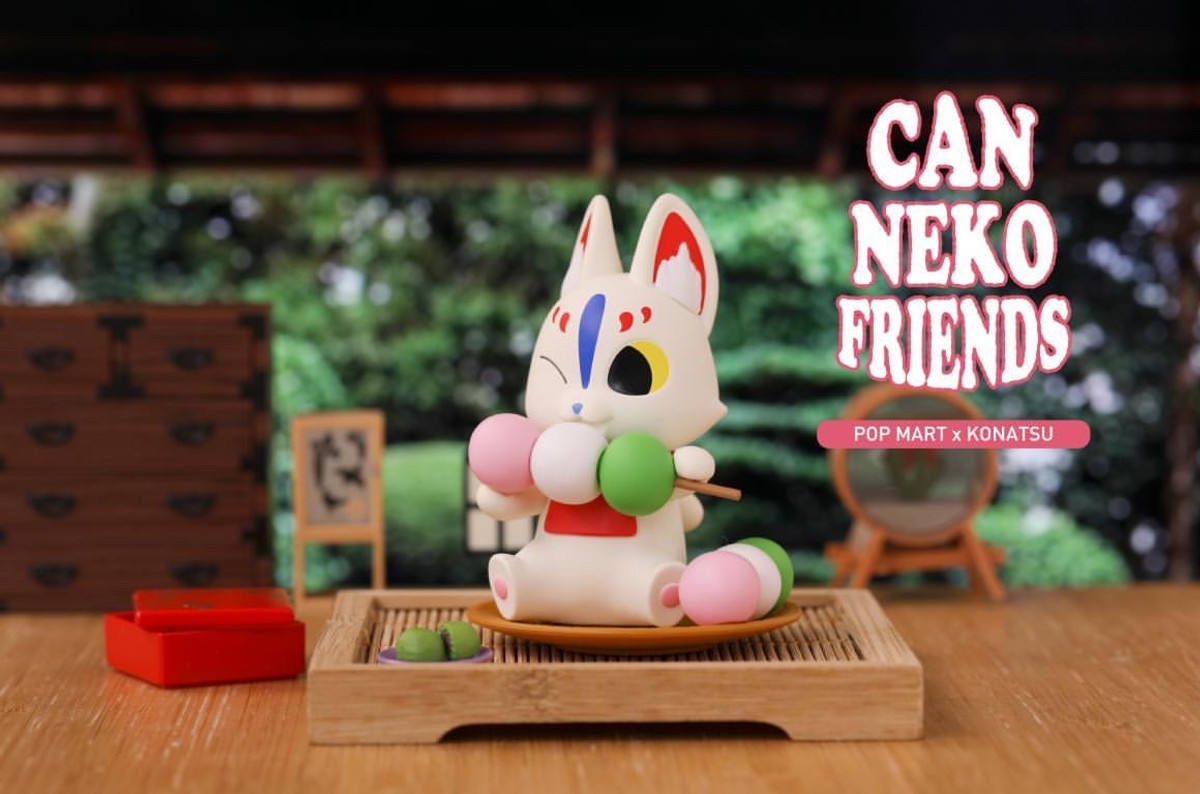 POPMART CAN NEKO FRIENDS 小夏屋 缶猫フレンズ 4個 Can Neko Friends Mini Series by Konatsu : Blind Box