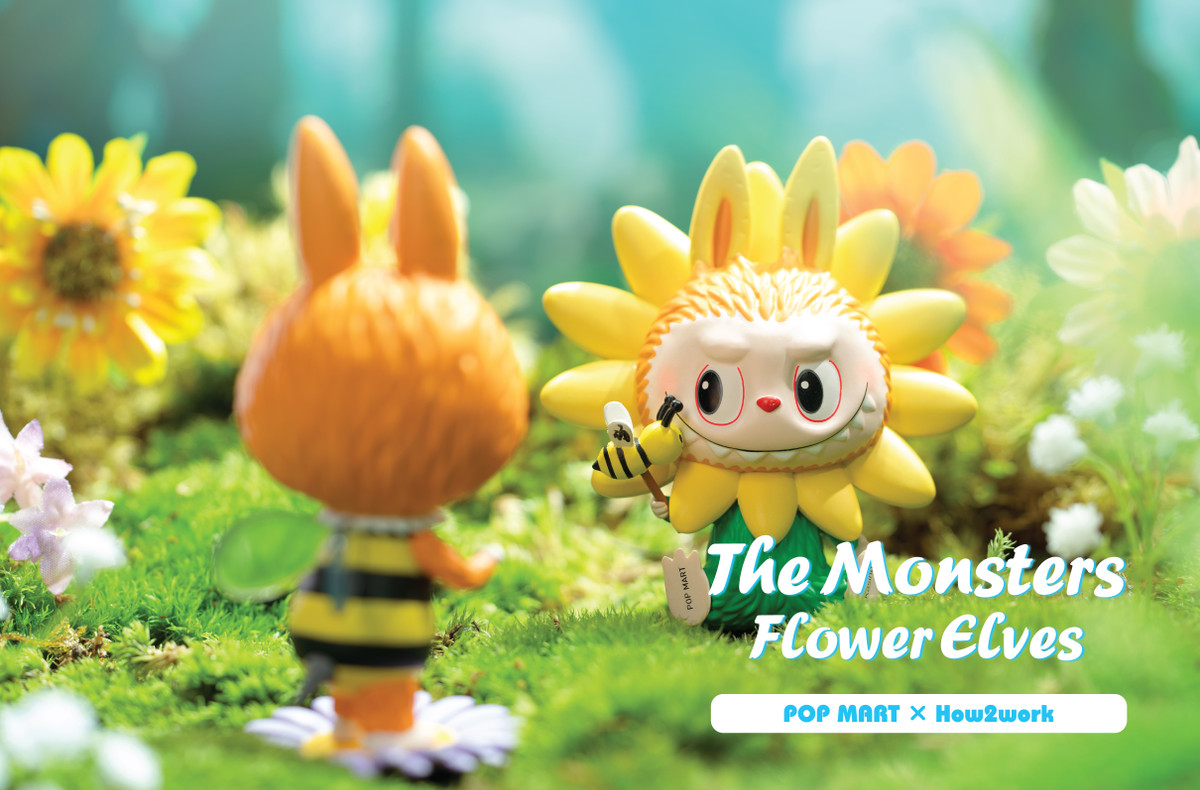 The Monsters Flower Elves Labubu Mini Series Blind Box by
