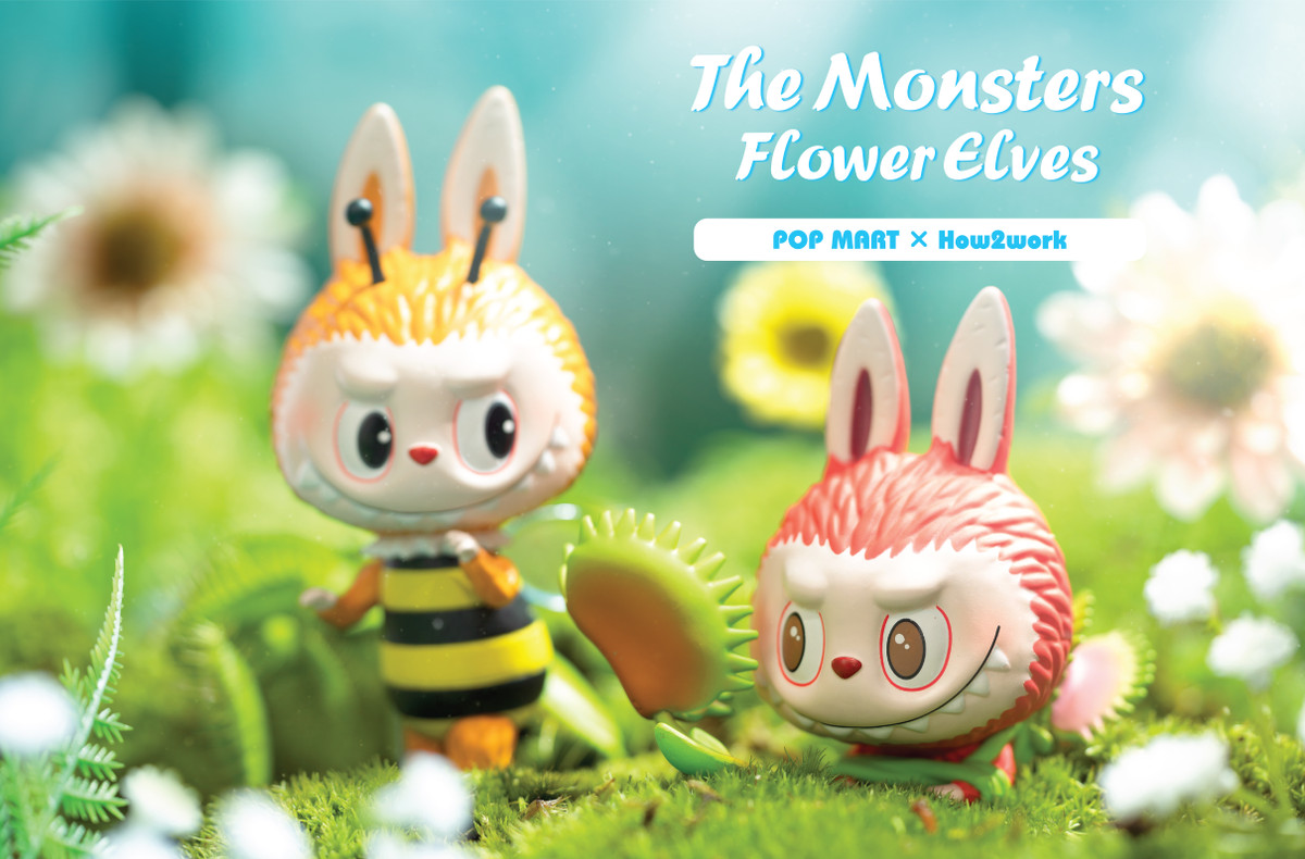 The Monsters Flower Elves Labubu Mini Series Blind Box by