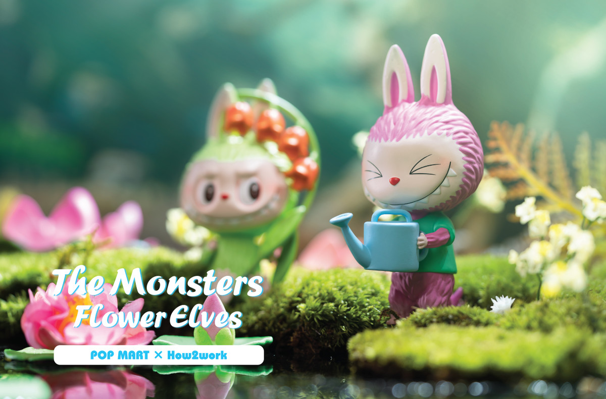 The Monsters Flower Elves Labubu Mini Series Blind Box by