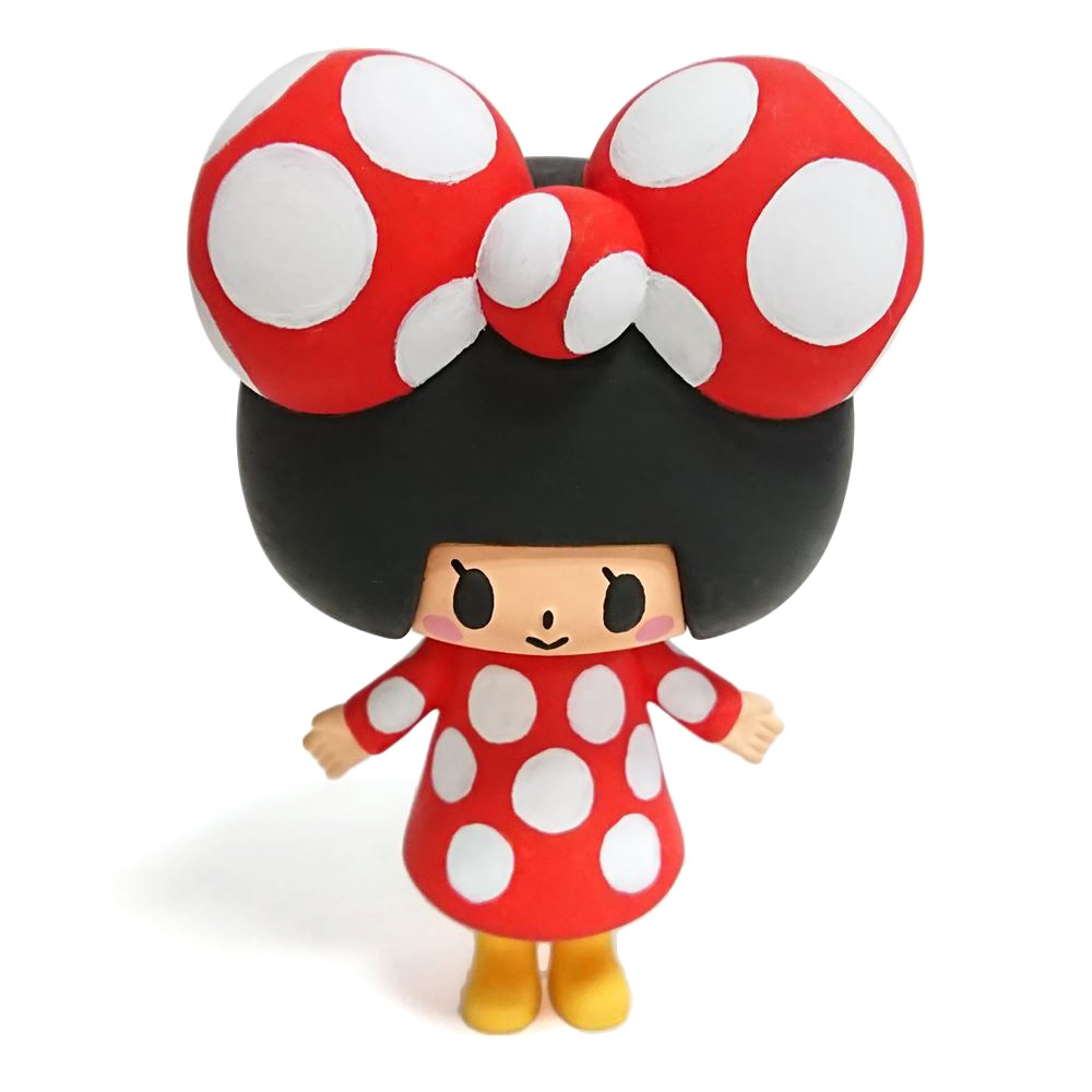 Ribon-Chan Dot Ver. Hand Painted by Rieko Meruhen - myplasticheart