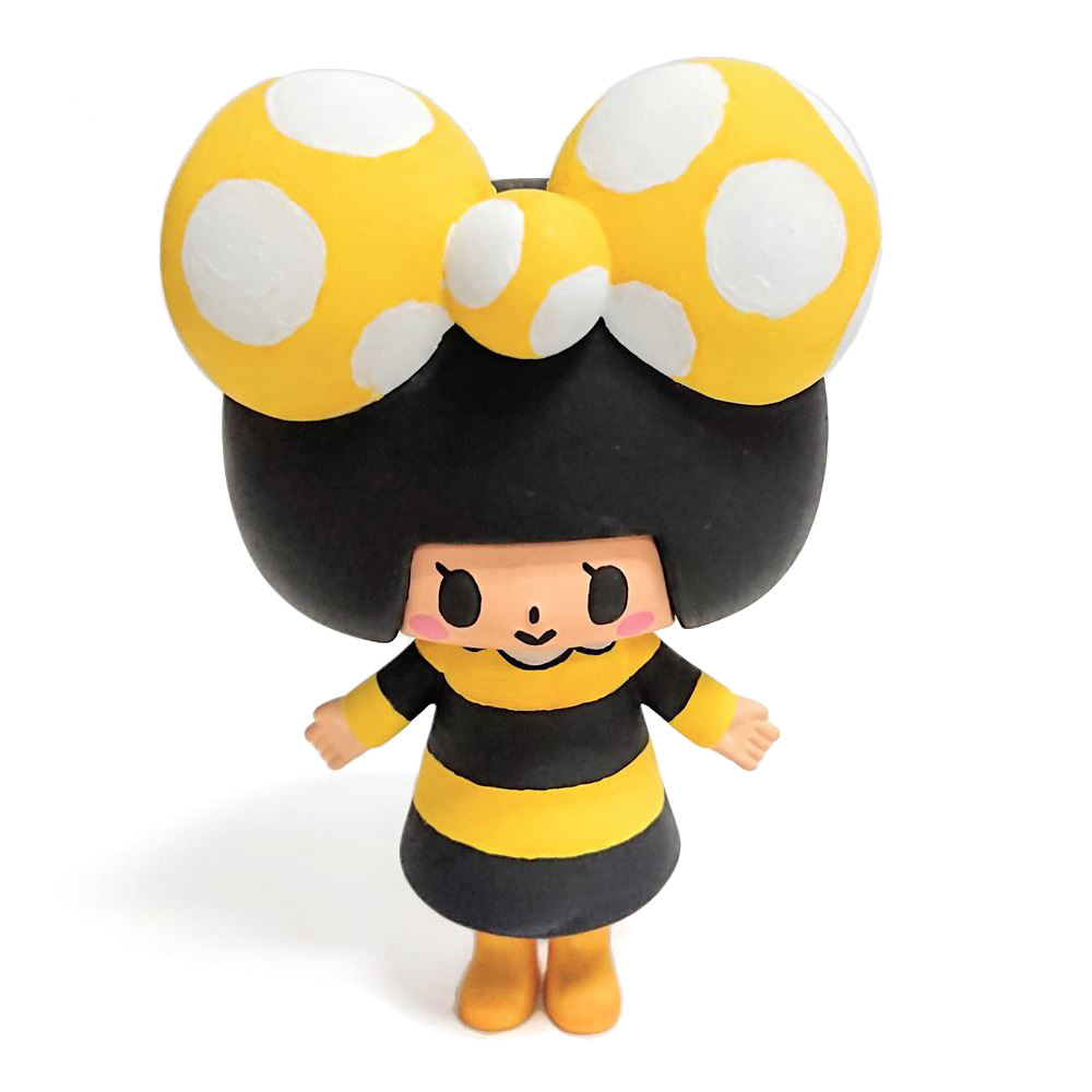 Ribon-Chan Bee Ver. Hand Painted by Rieko Meruhen - myplasticheart