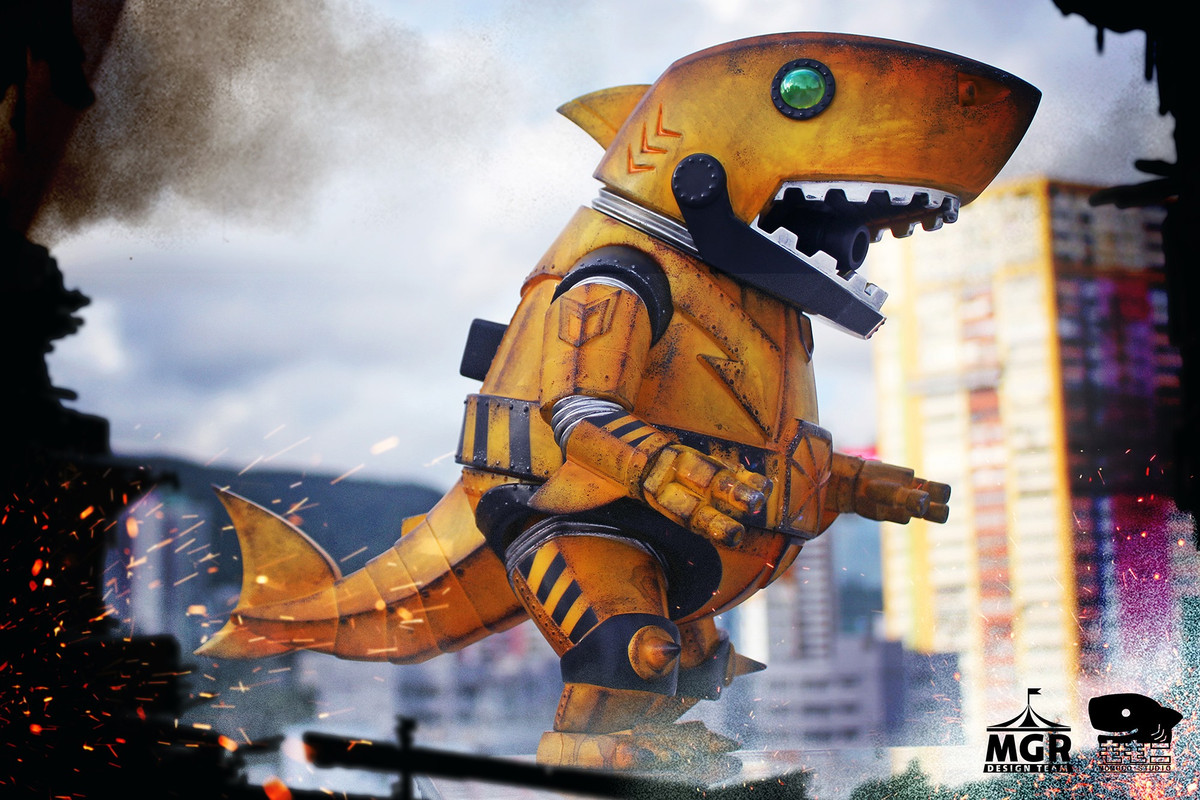 200% Mecha Shark Lords & Mecha Shark lords Jr. - Super Engineer DX