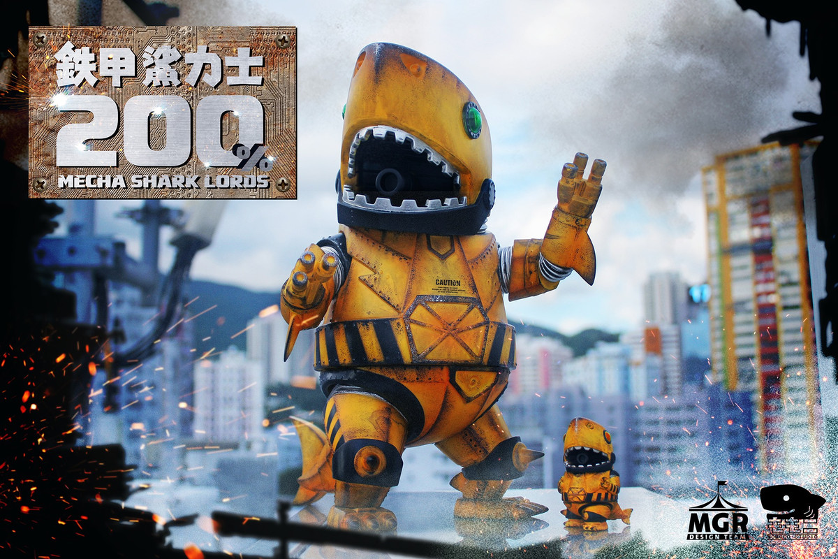 200% Mecha Shark Lords & Mecha Shark lords Jr. - Super Engineer DX