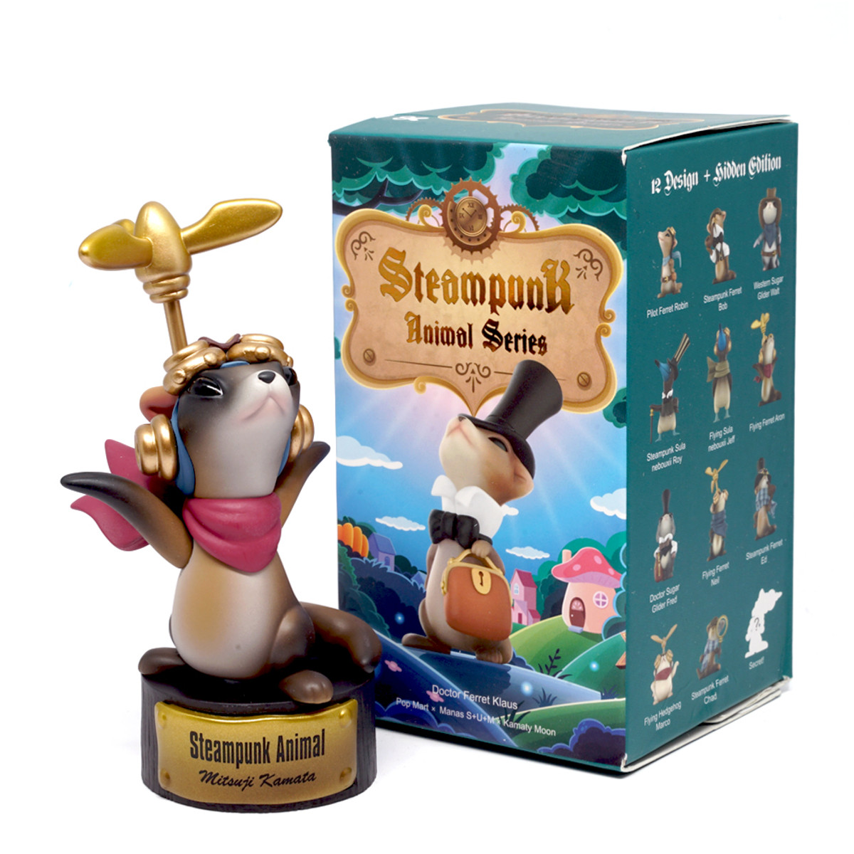 Steampunk Animals Mini Series Blind Box by Manas S+U+M & Kamaty