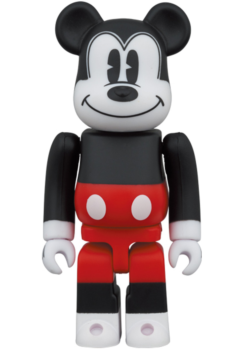 BE@RBRICK MICKEY MOUSE R&W 100％ & 400％