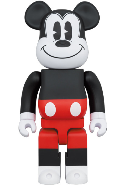 Be@rbrick 400% and 100% Mickey Mouse R&W 2020 - myplasticheart