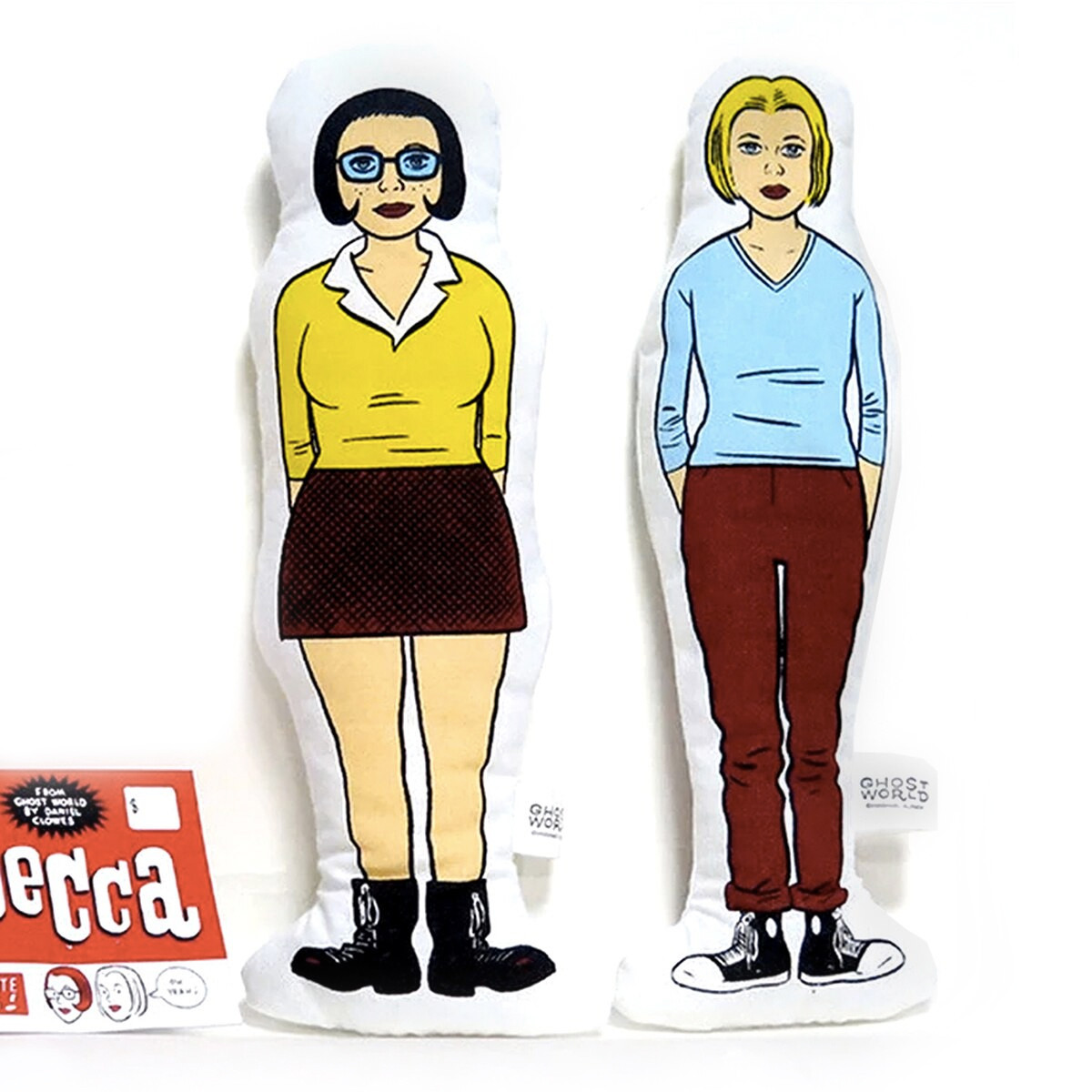 『ゴーストワールド』 Enid and Rebecca CLOTH DOLLS Enid & Rebecca Cloth Dolls by Daniel Clowes - myplasticheart