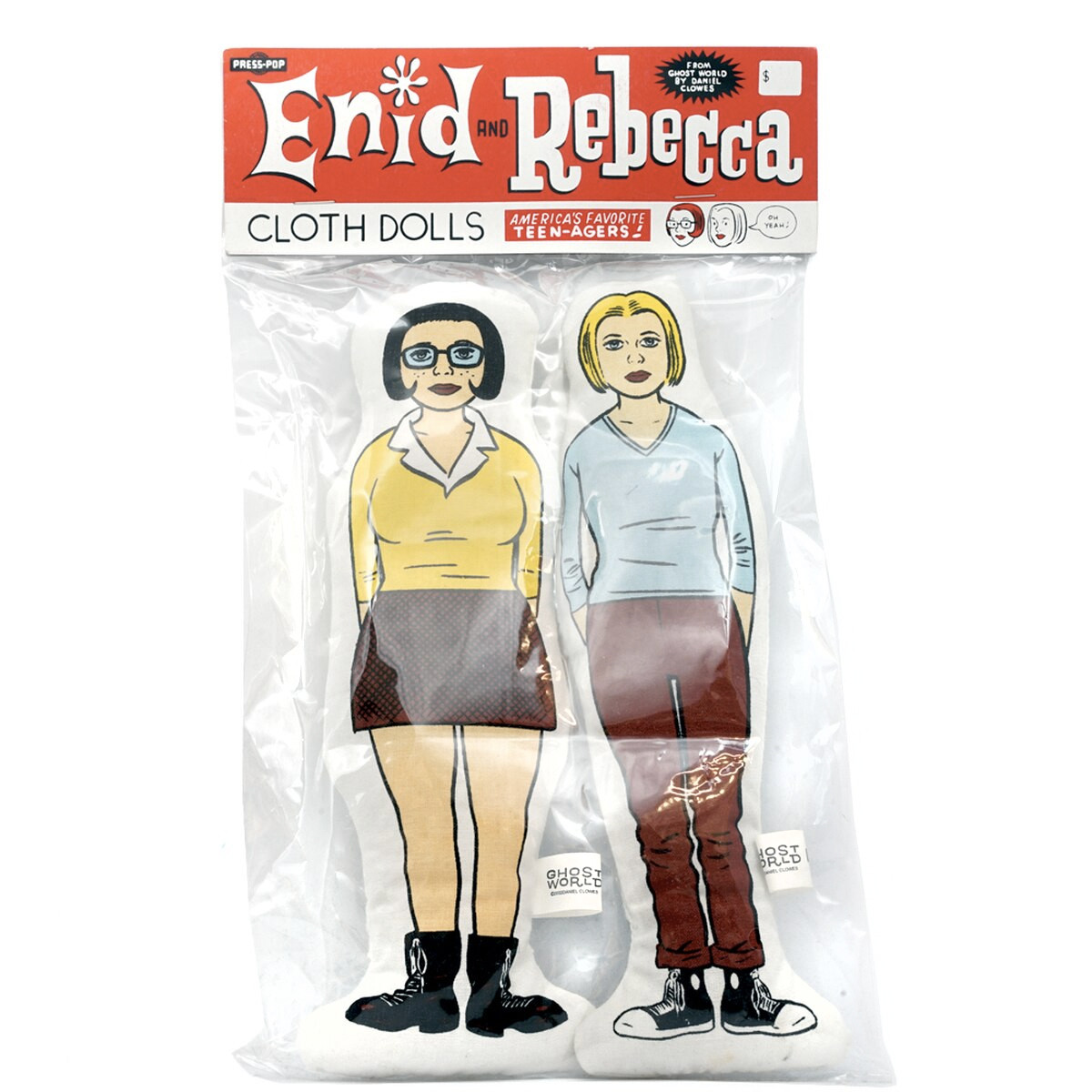 Enid & Rebecca Cloth Dolls by Daniel Clowes - myplasticheart
