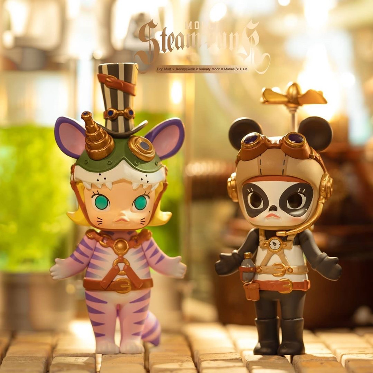 格安売上POPMART MOLLY スチームパンク アニマル バイク シークレット ピンズ・ピンバッジ・缶バッジ