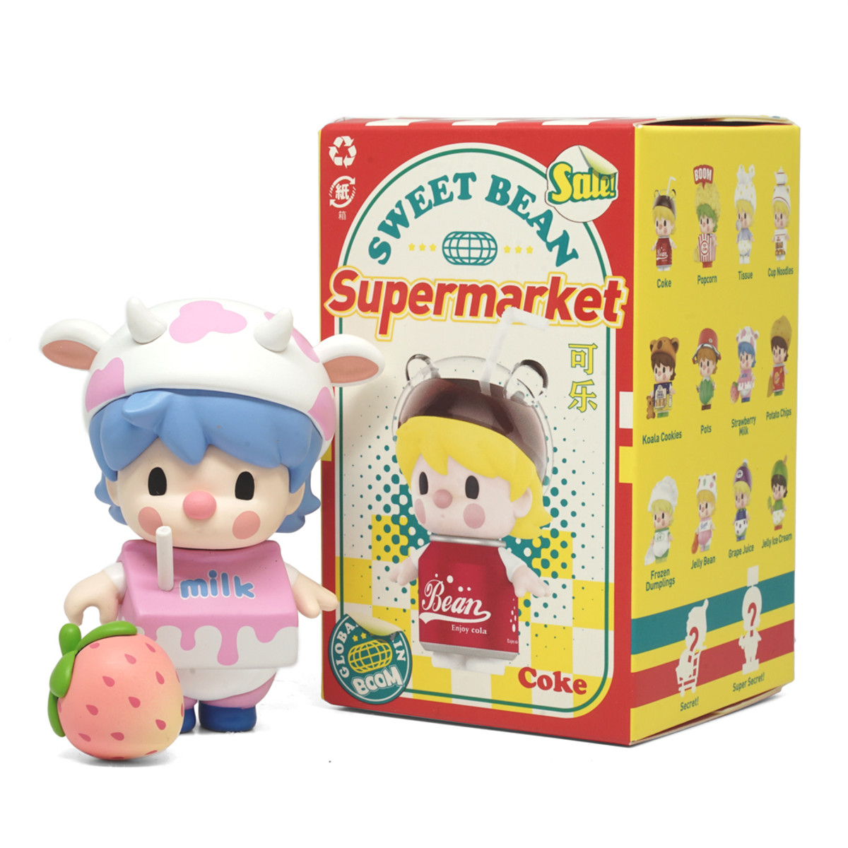 POPMART Sweet Bean スーパーマーケットシリーズ12点セット売り Sweet Bean Supermarket Series Whole Set Opened – TOYSEZ