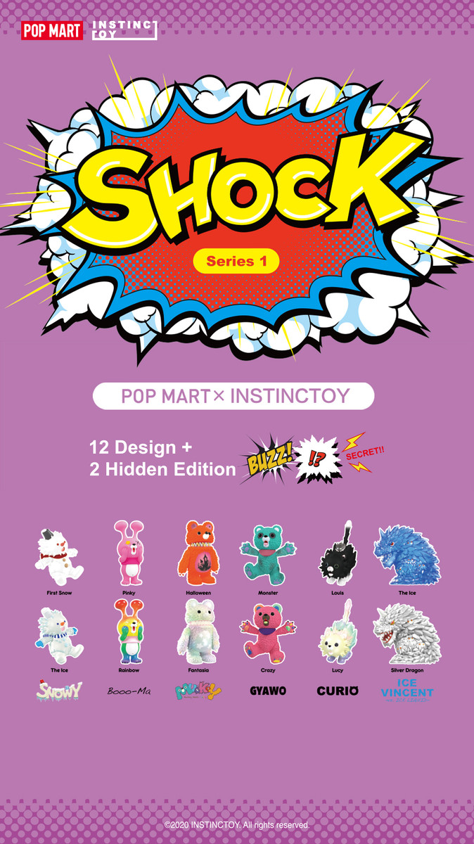 SHOCK Series 1 by Instinctoy Blind Box - myplasticheart